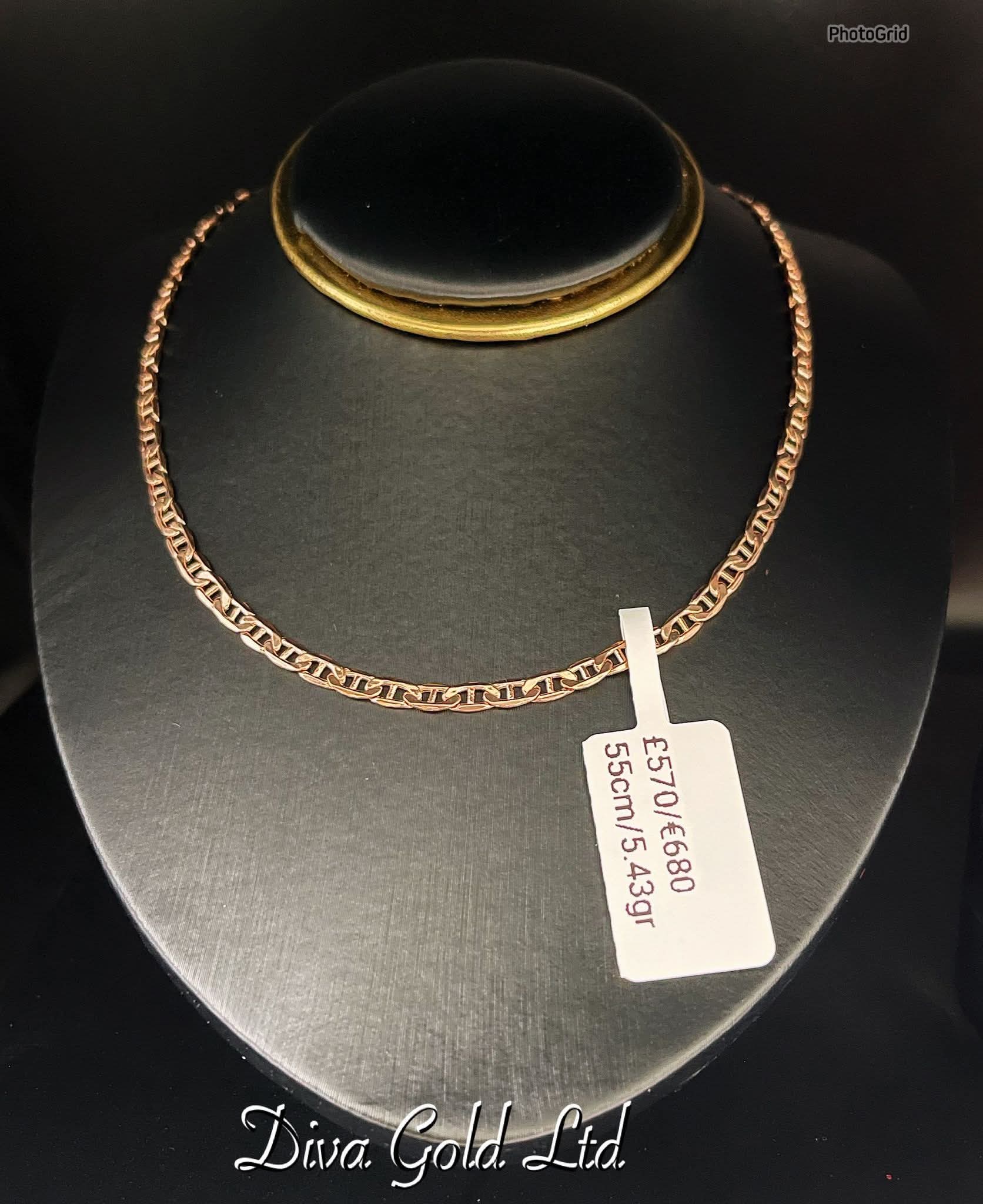 Gold 585 chain 55cm