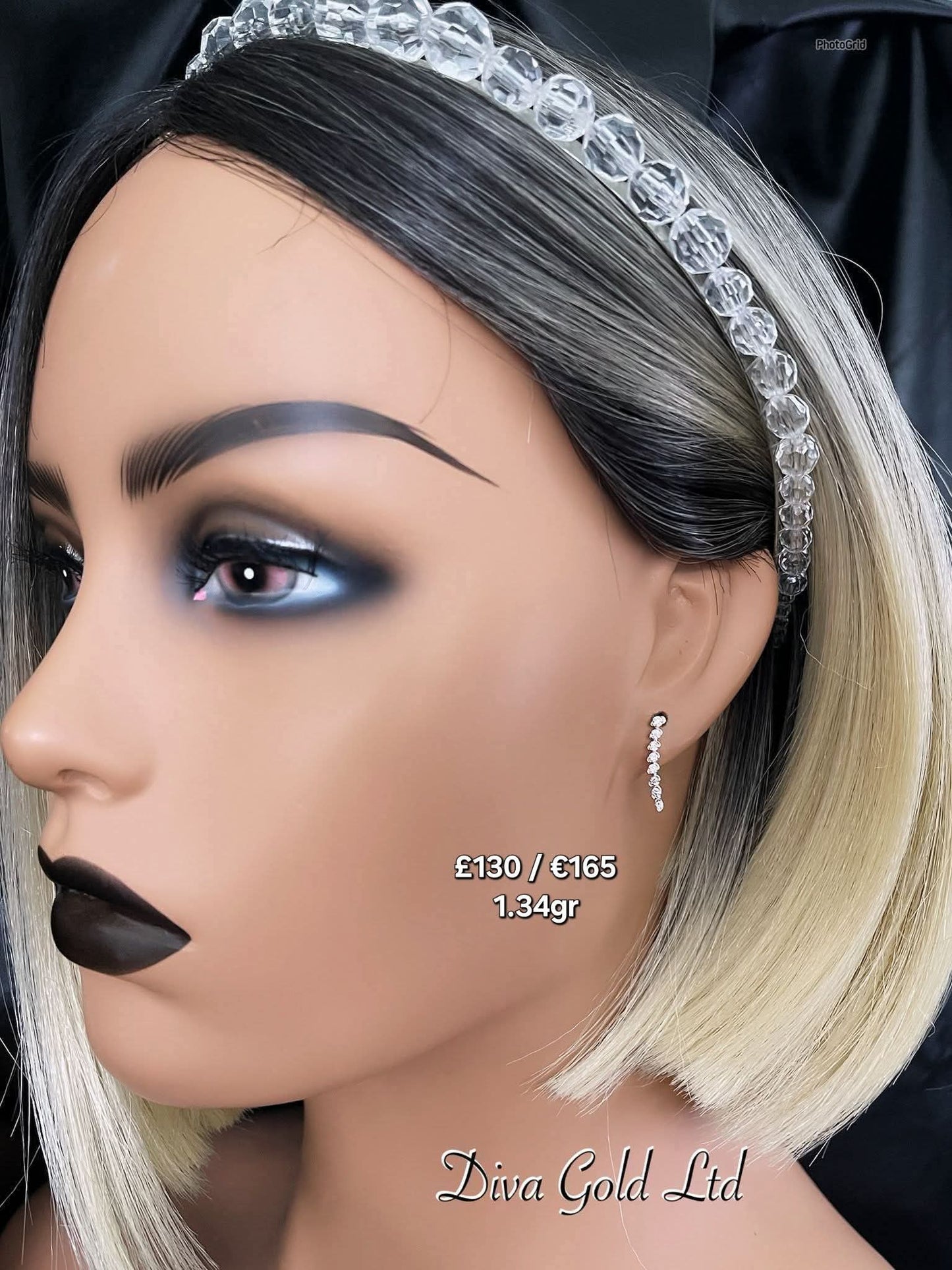 Gold 585 studs earrings