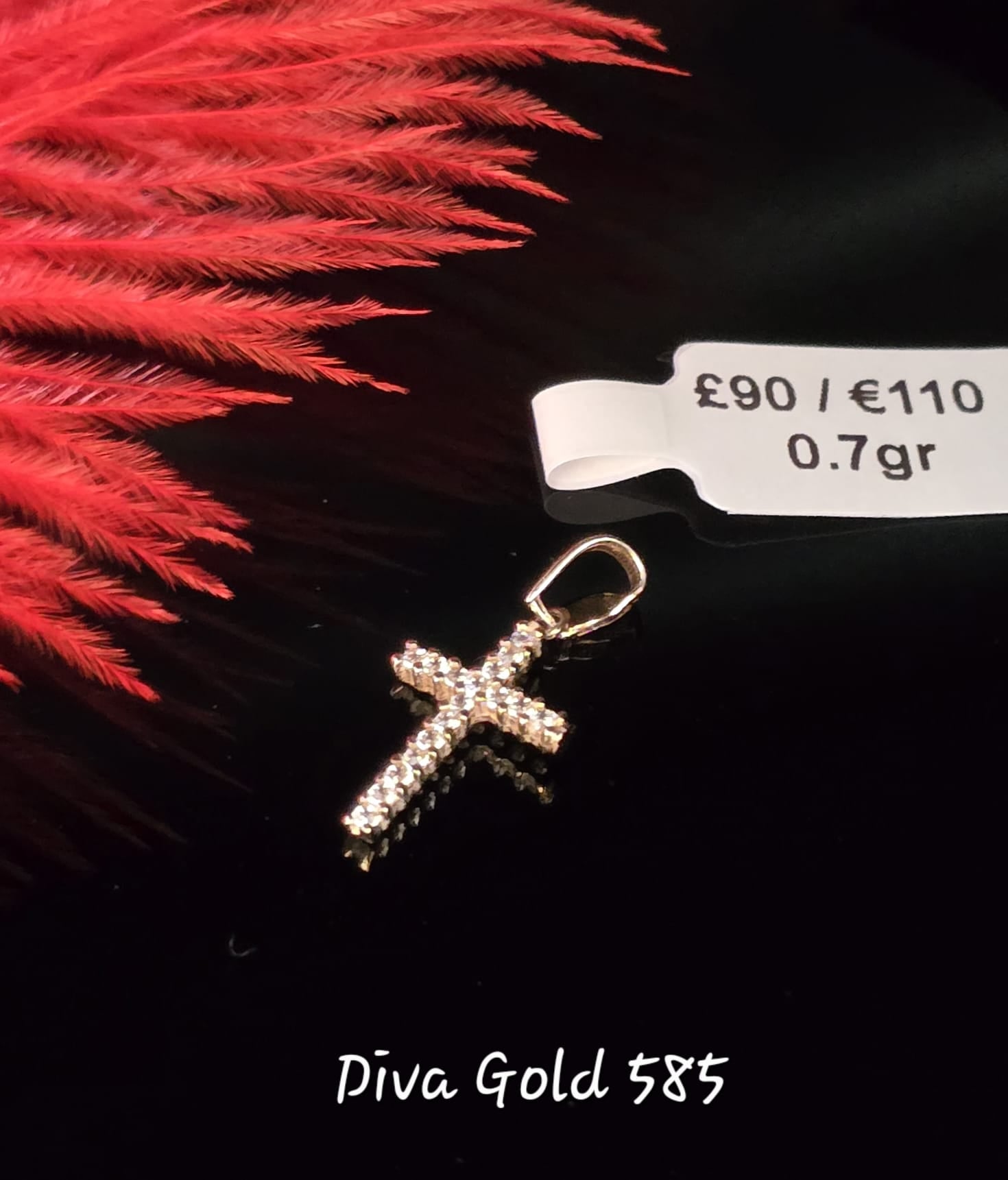 585 Gold cross 0.70gr