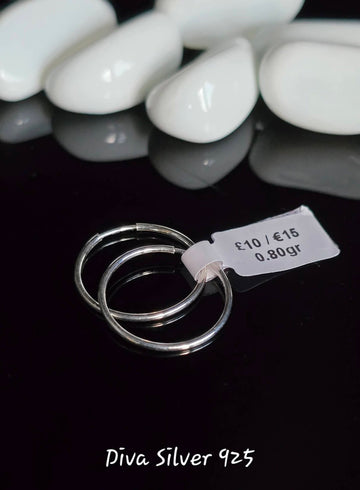 Sterling Silver Small Hoop Women Earrings