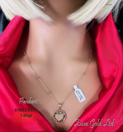 Gold 585 Heart Pendant