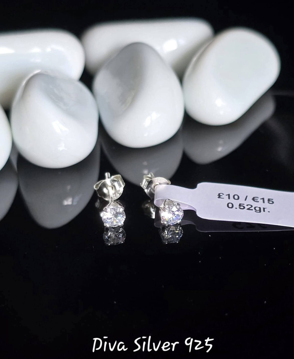 Sterling Silver Simple Stud Earrings for Kids