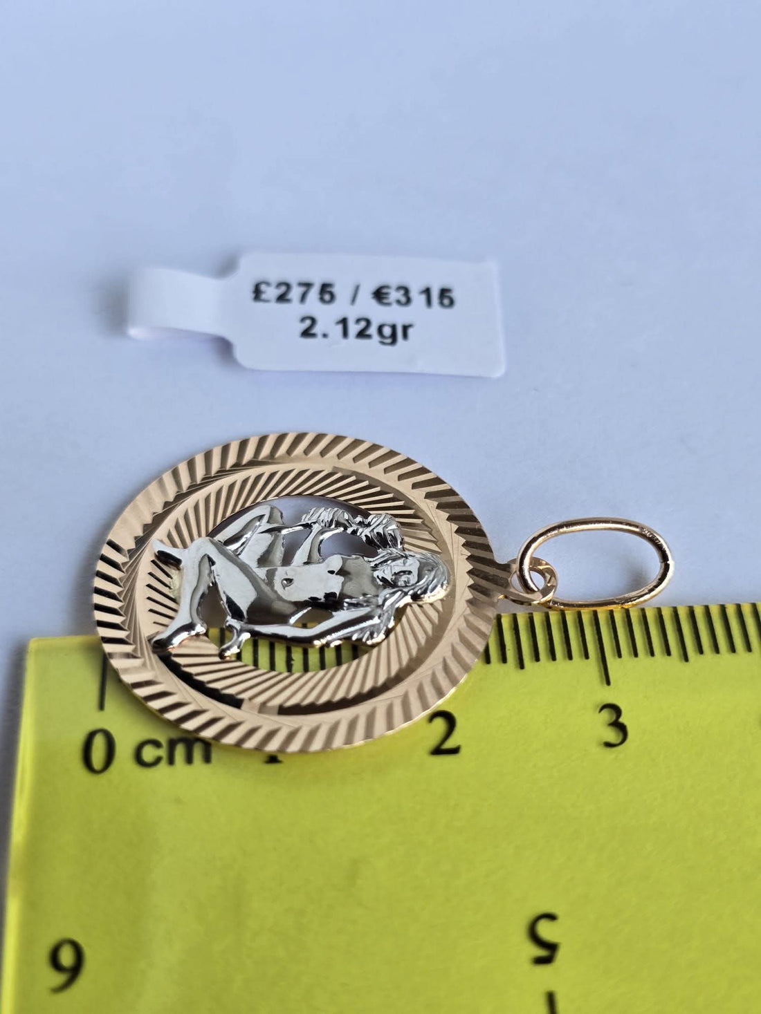 Golden zodiac virgo. 2.12gr