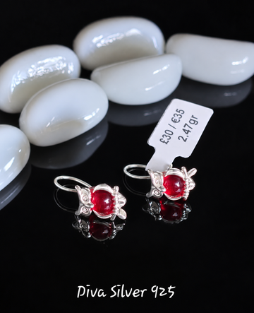 Sterling Silver Owl  Earrings