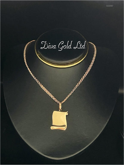 585 Gold pendant. 0.76gr