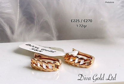 585 Gold earrings. 1.72gr