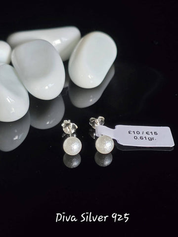 Sterling Silver Small Pearl Women Stud Earrings