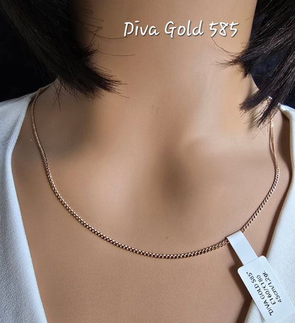585 Gold chain. 45cm