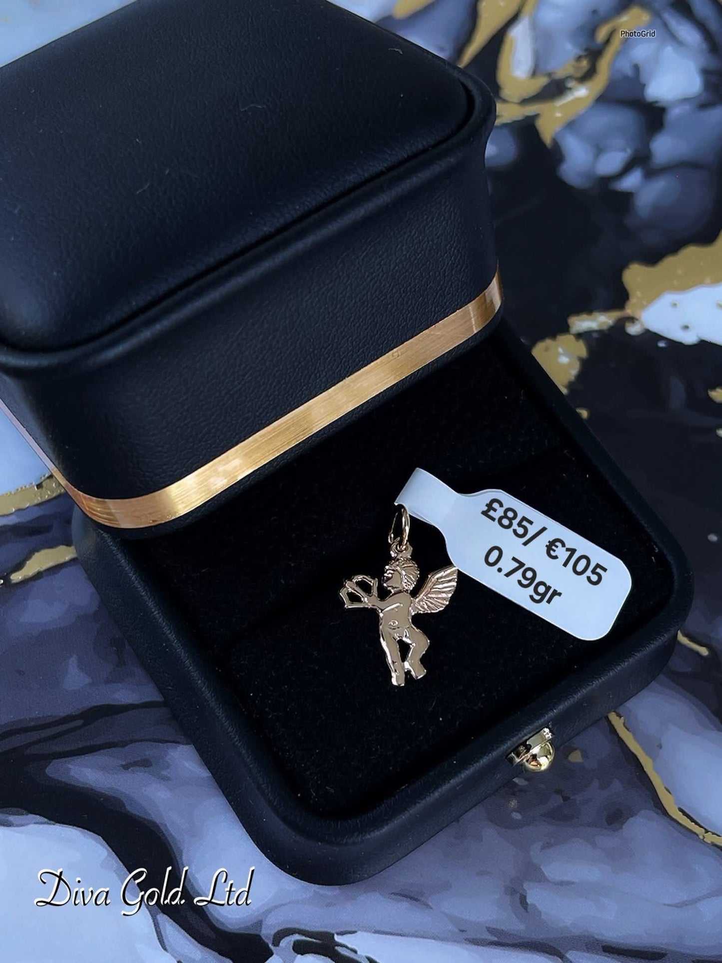 Gold 585 Angel Pendant