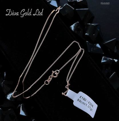 50cm Gold chain 585, 1.37gr