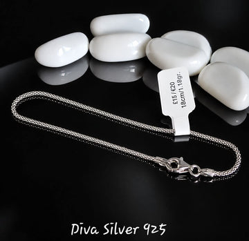 925 Sterling Shinning Solid Bracelet For Women