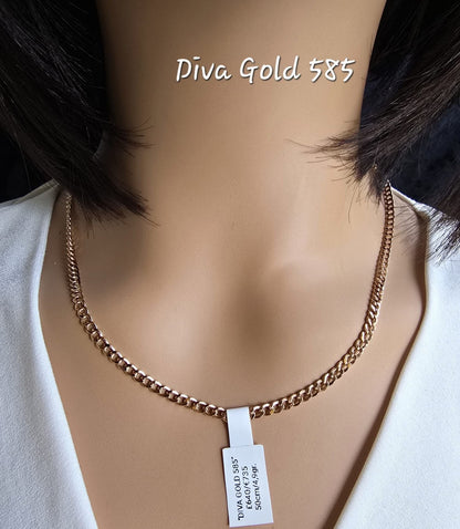 585 Gold chain. 50cm