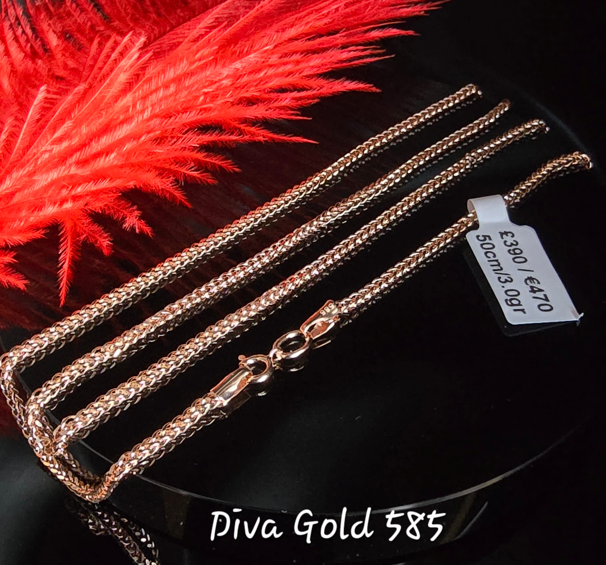 585 Gold chain 50cm