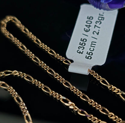 585 Gold chain 55cm. 2.73gr
