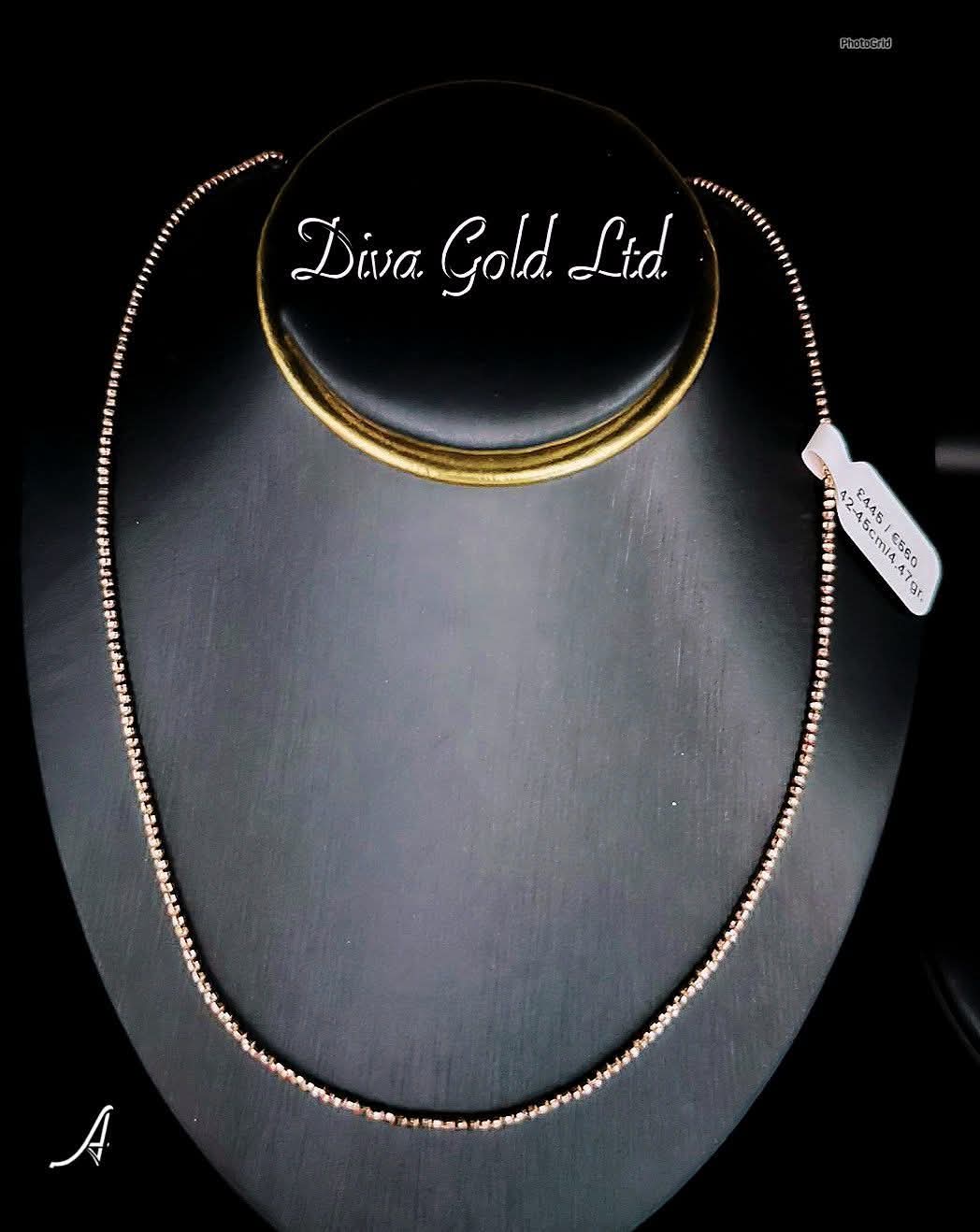 Gold chain 42-45cm