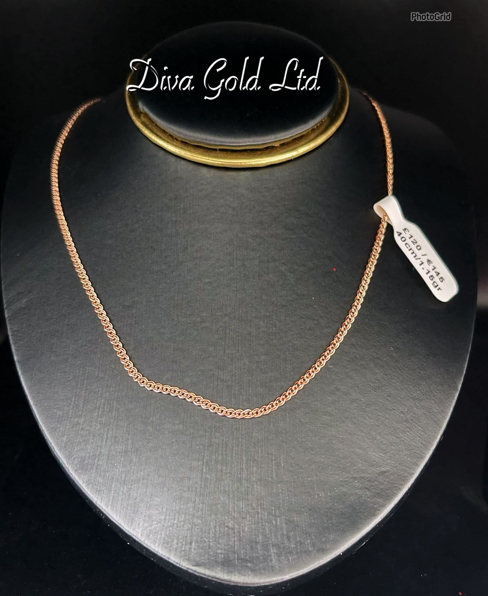 Gold 585 Mona Liza chain 40cm