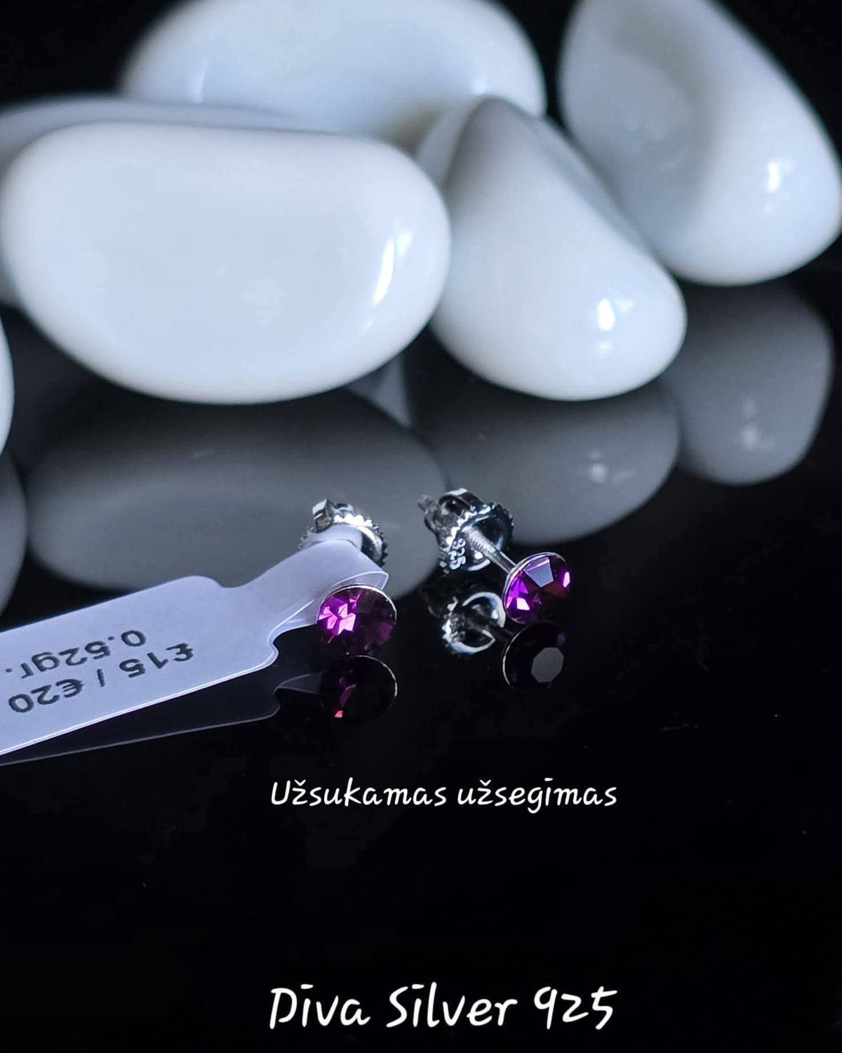 Sterling Silver Small Simple Stud Earrings