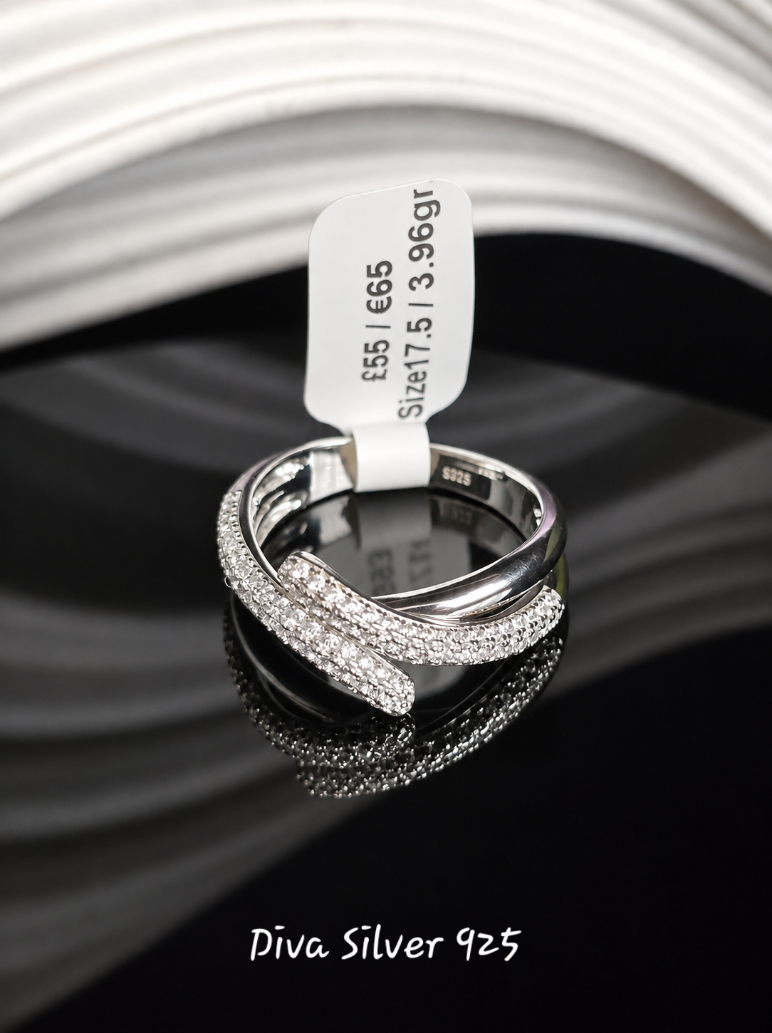 Sterling Silver Cubic Ring