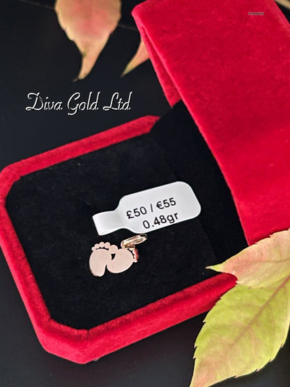 Gold 585 Feet Pendant