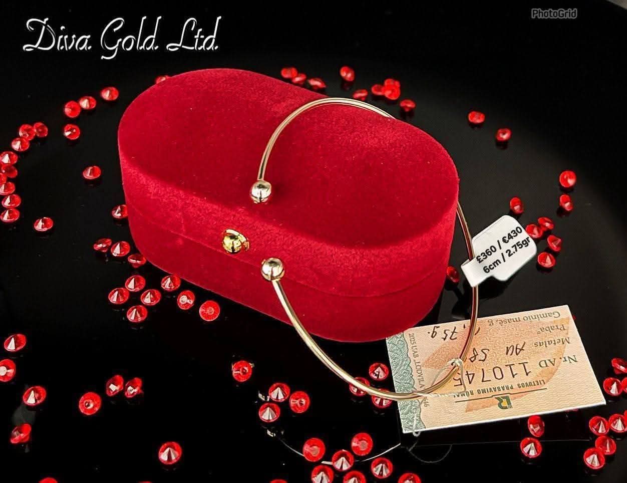 6cm Gold bracelet 585
