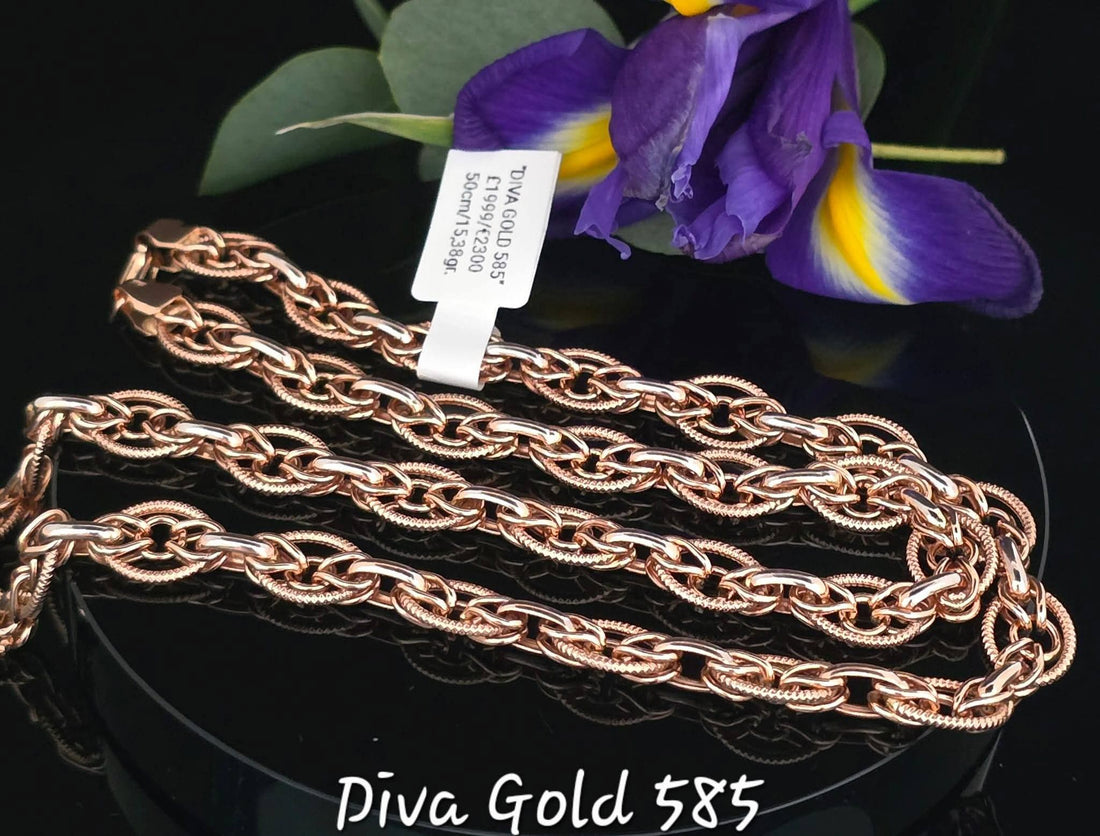 14K 585 Gold Chain – 50cm