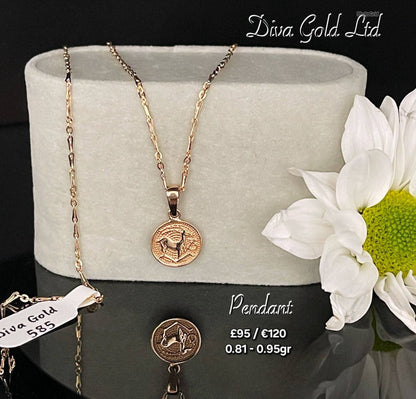 Gold 585 Capricon pendant