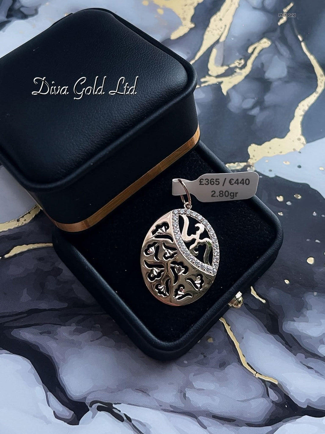 585 Gold pendant. 2.80gr