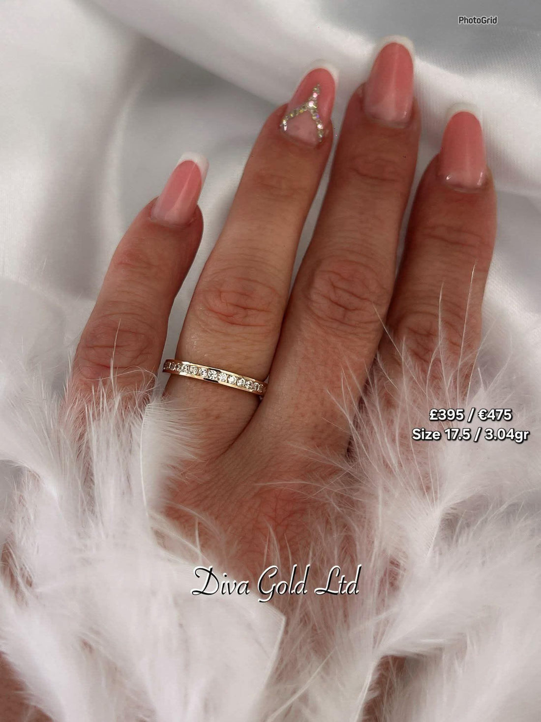 14K 585 Rose Gold Women Ring