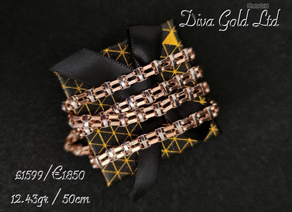585 Gold chain 50cm. 12.43gr