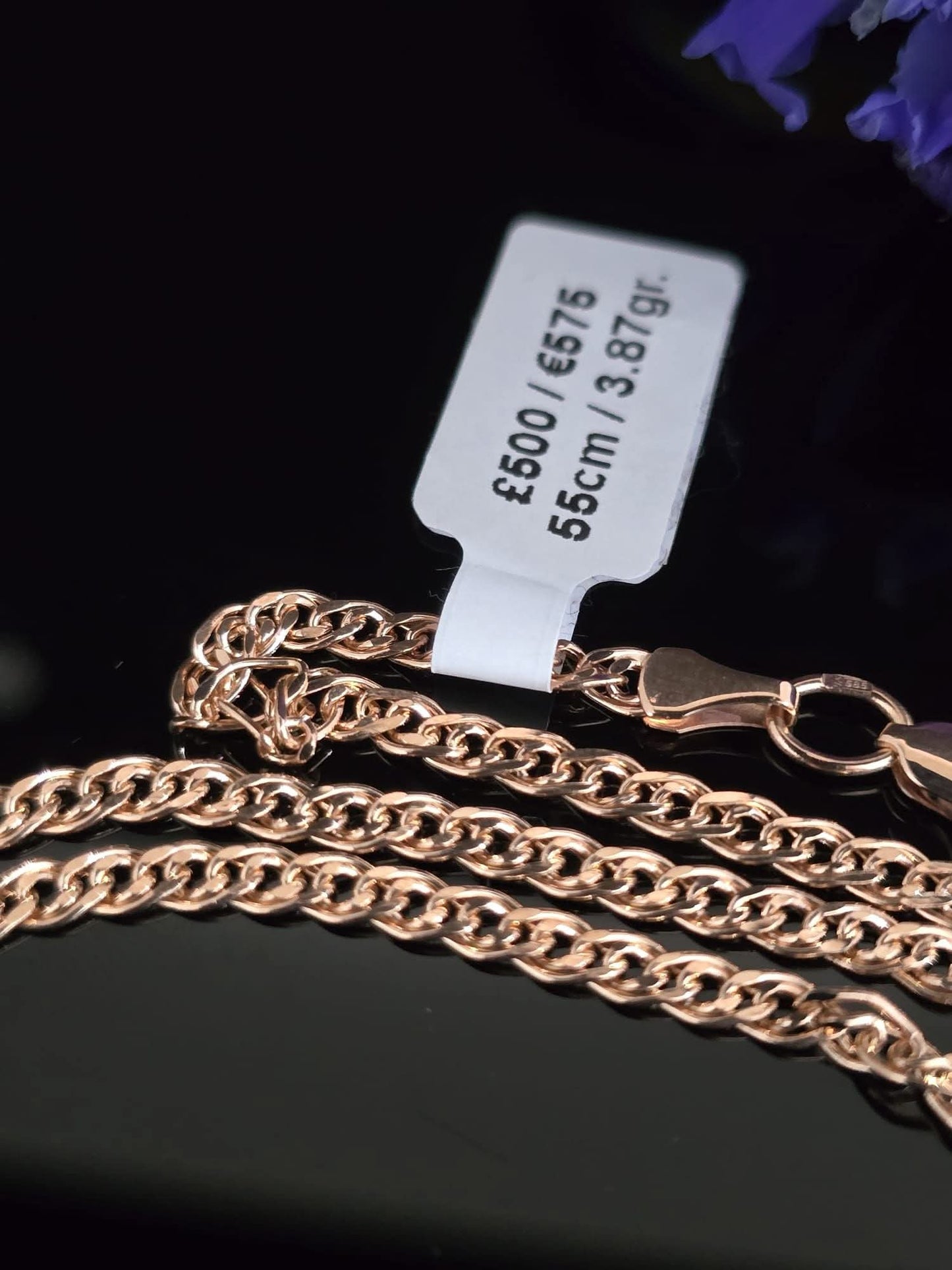 55cm Gold chain 585, Mona Liza, 3.87gr