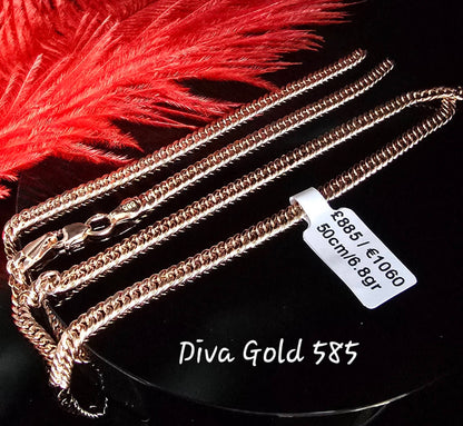 585 Gold chain 50cm. 6.8gr