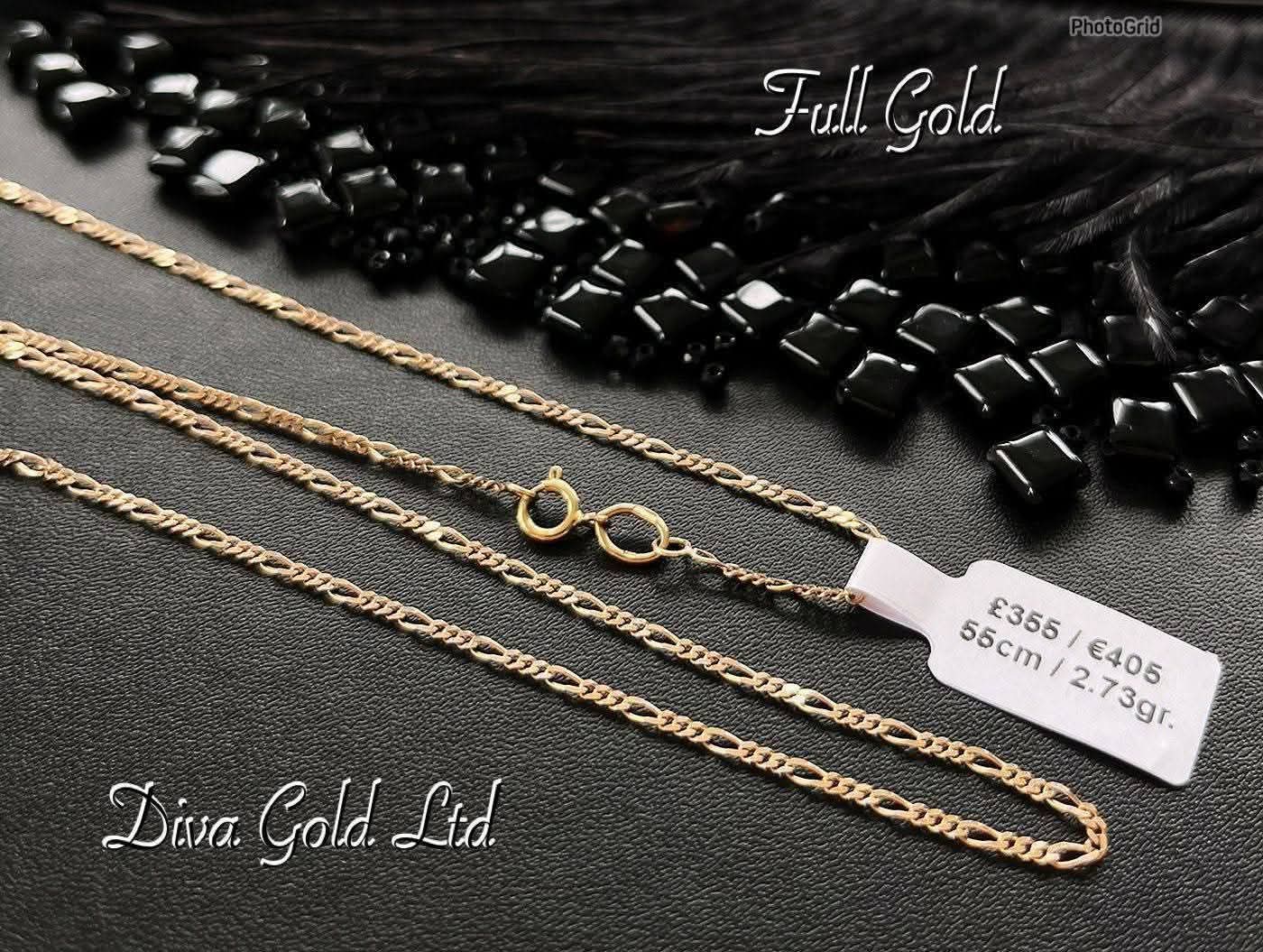 585 Gold chain 55cm. 2.73gr