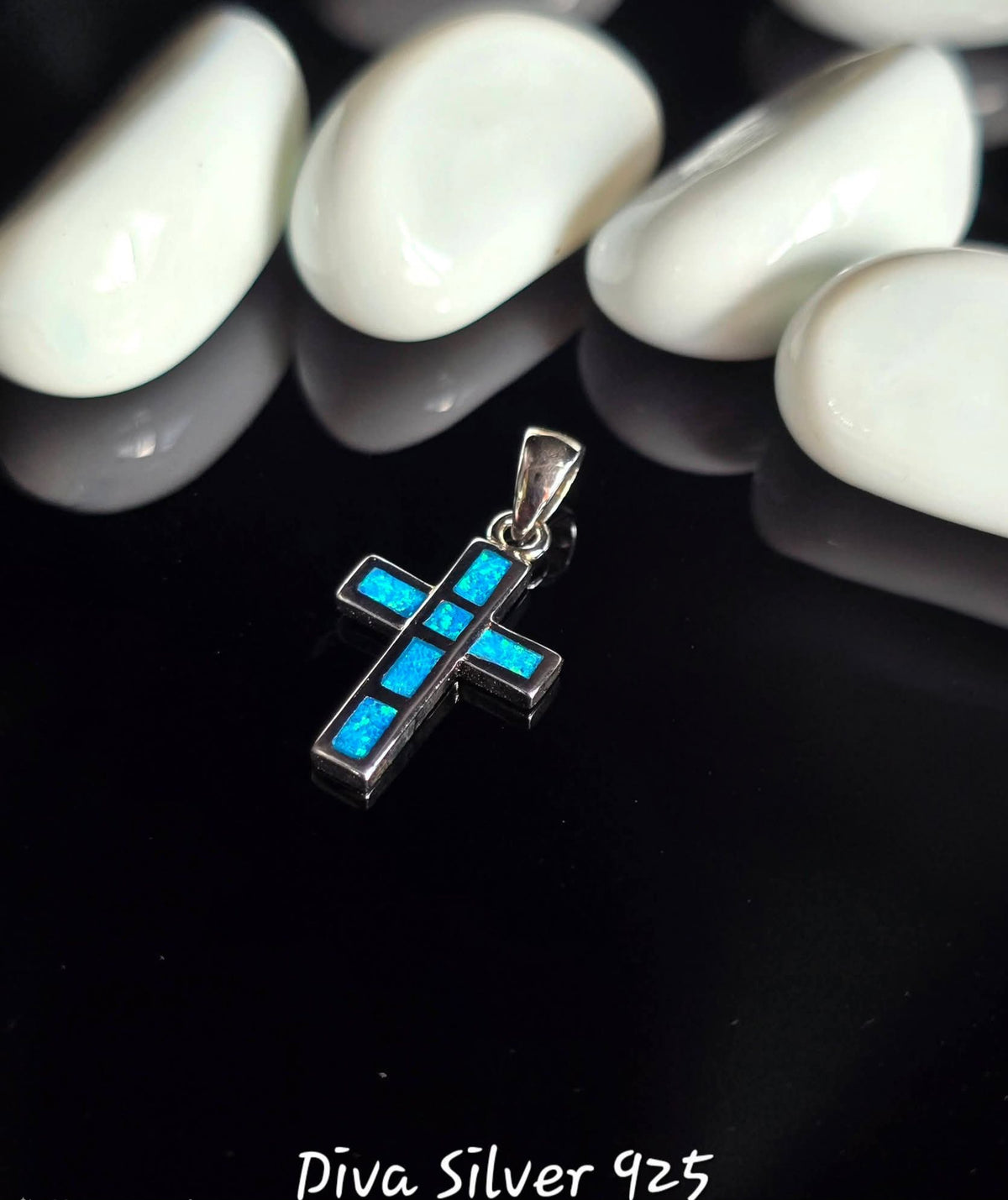 925 Sterling Opal Pendant