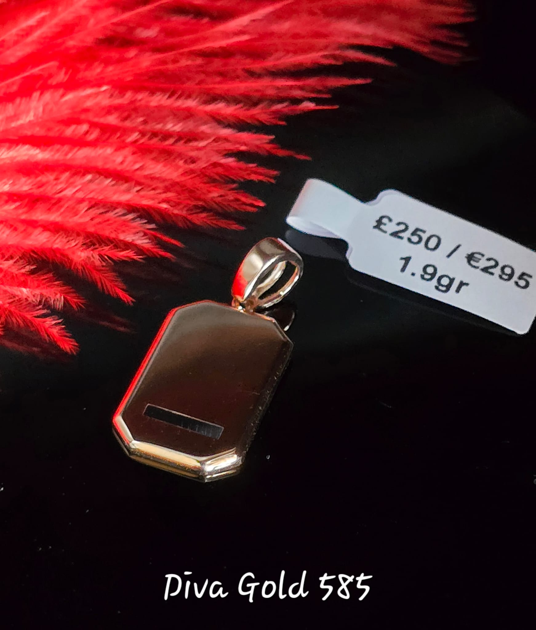 585 Gold pendant 1.90gr