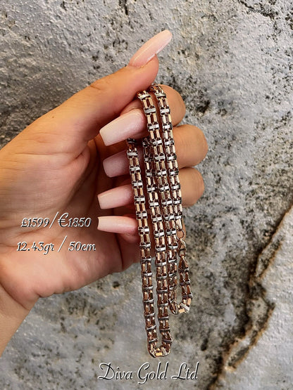 585 Gold chain 50cm. 12.43gr