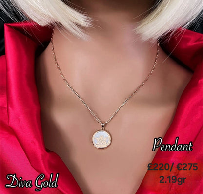 Gold 585 Angel Pendant