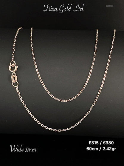 585 Gold chain 60cm. 2.42gr