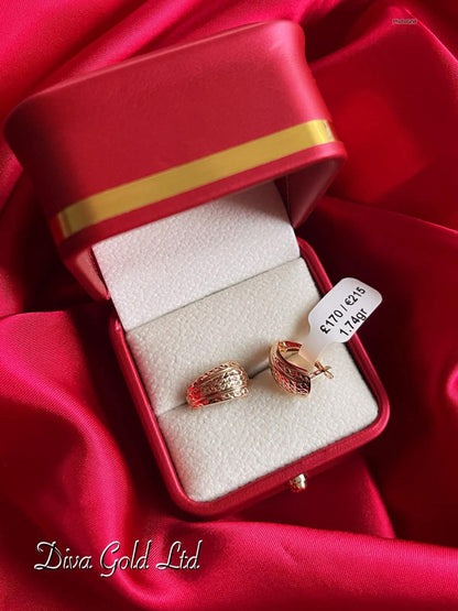 Gold 585 earrings
