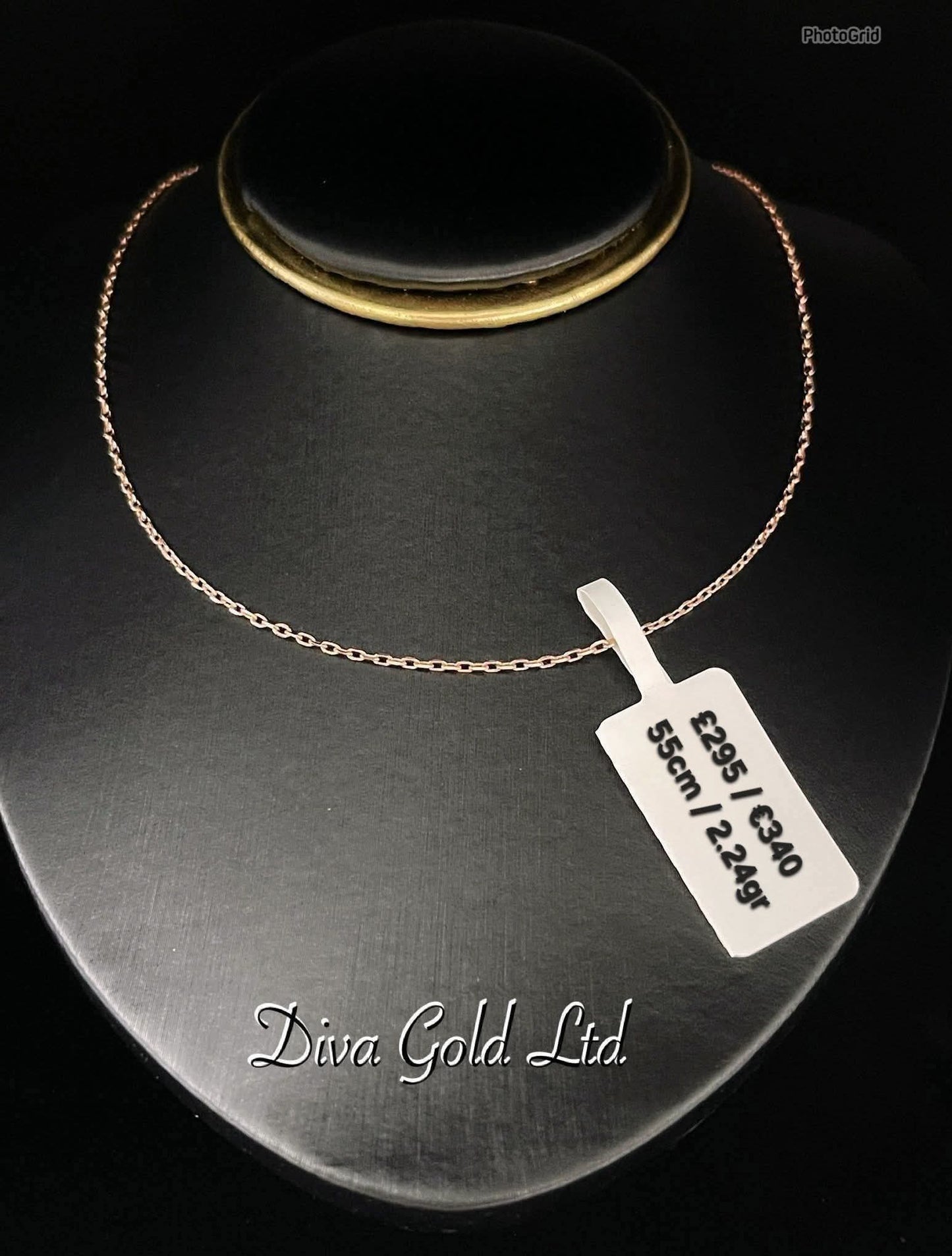 55cm Gold chain 585, 2.24gr