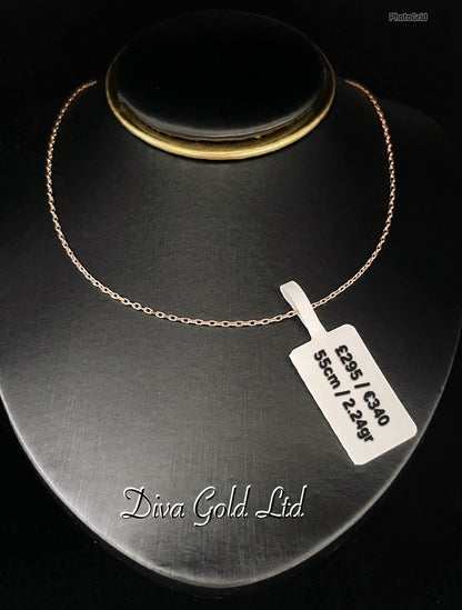 55cm Gold chain 585, 2.24gr
