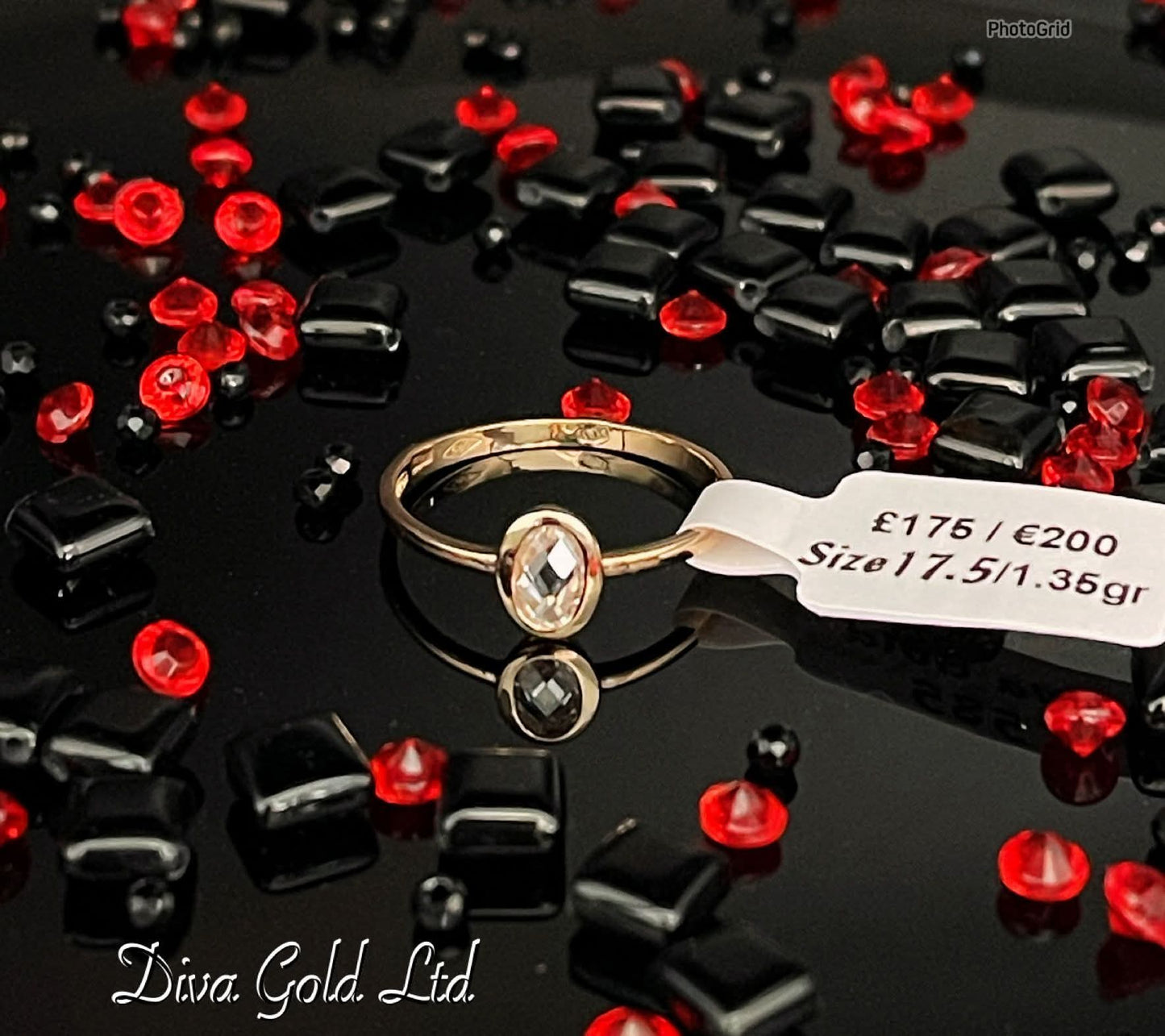 585 Gold Ring. Size 17.5