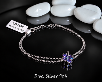925 Sterling Multi Colored Bracelet For Women