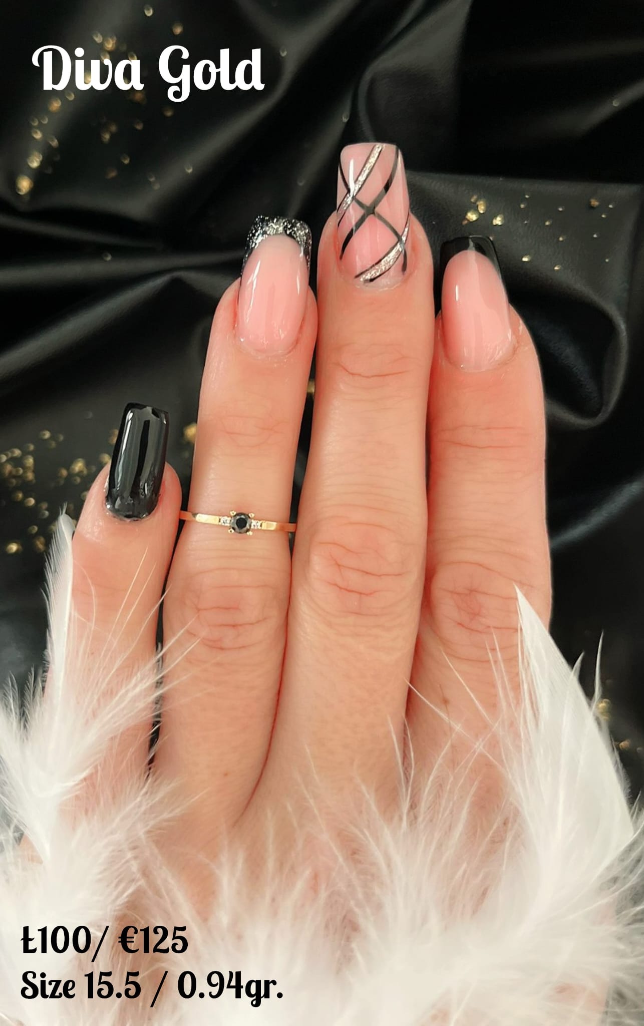 Gold ring. Size 15.5