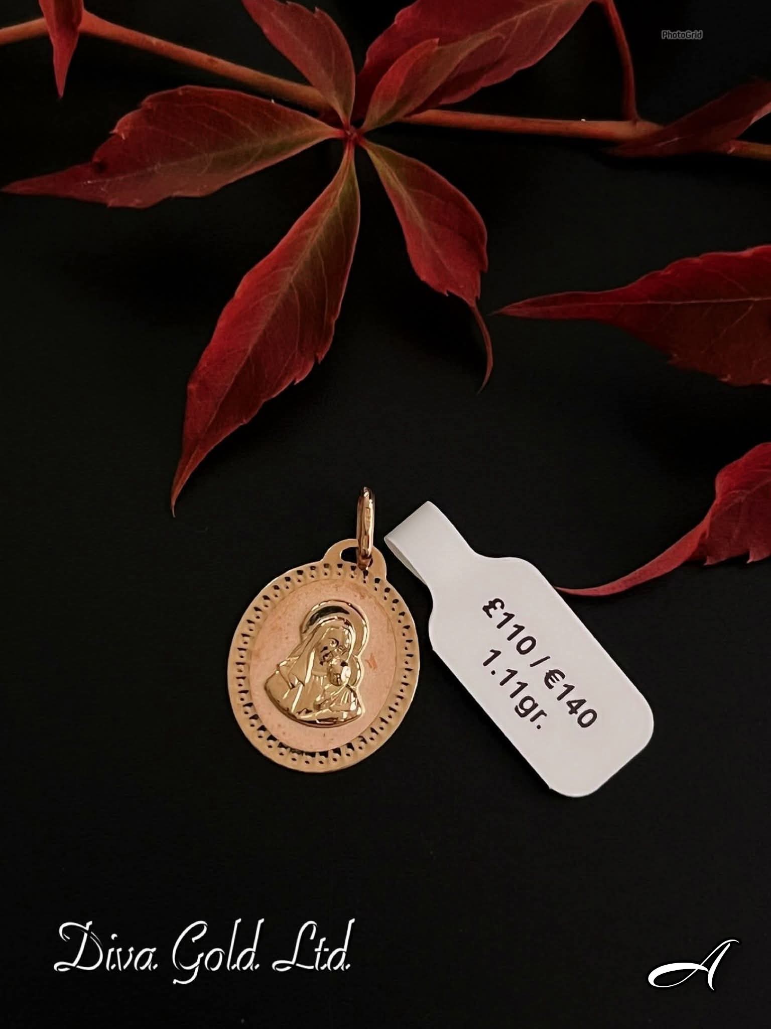 Gold 585 Medallion Pendant