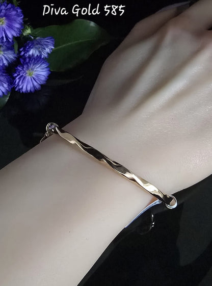 6cm Gold bracelet 585