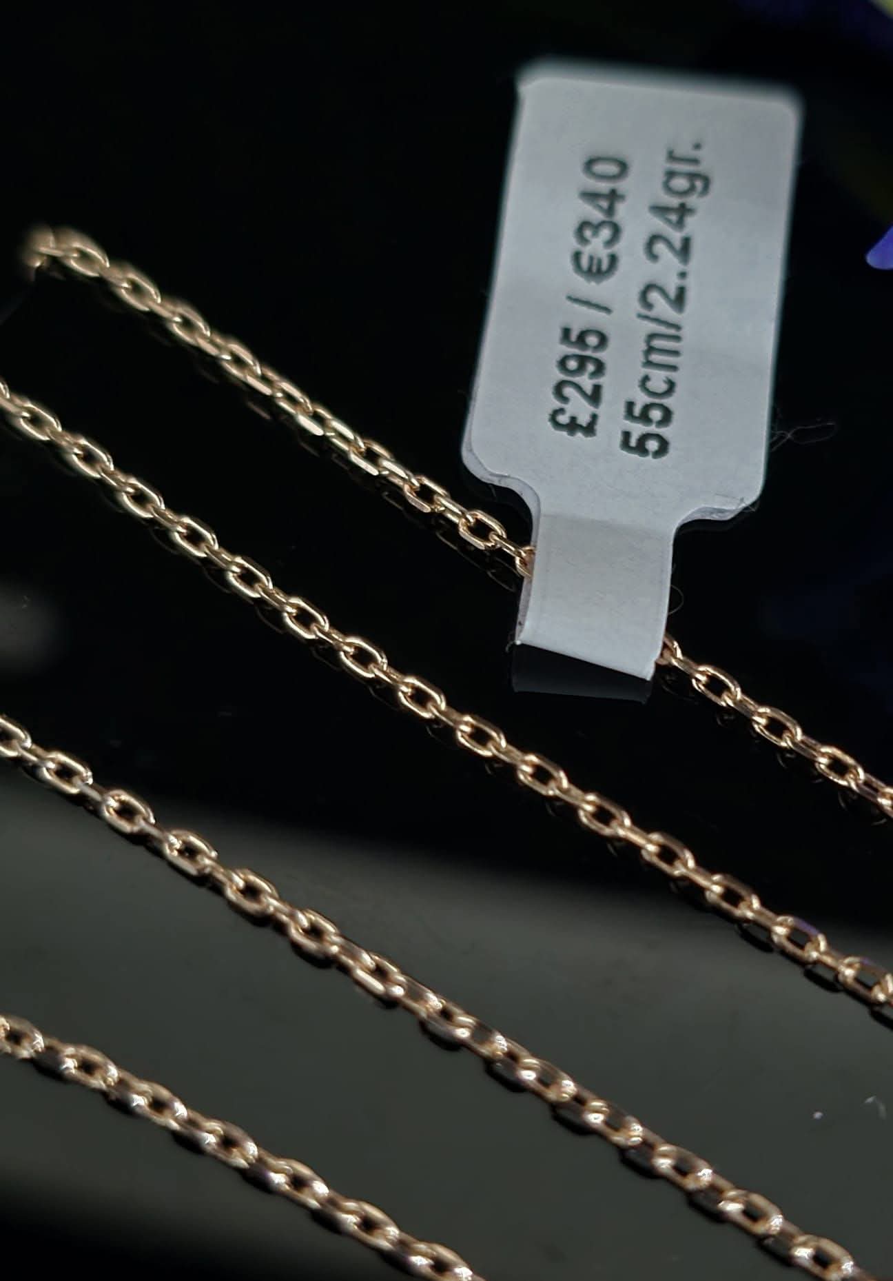 585 Gold chain 55cm. 2.24gr