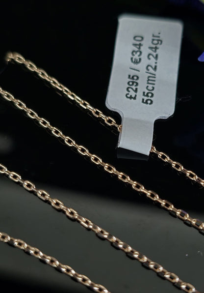 585 Gold chain 55cm. 2.24gr