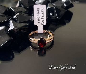 585 Gold women ring. Size 19
