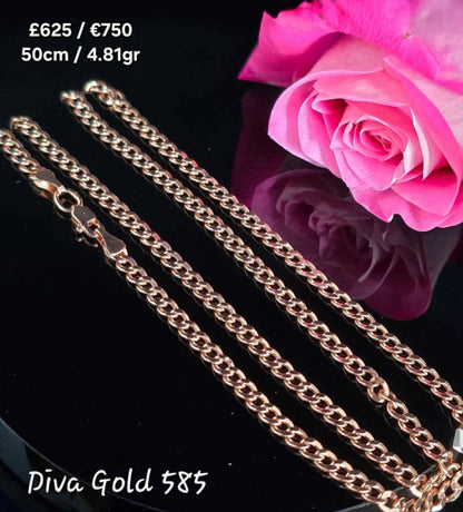50cm Gold chain 585, 4.81gr