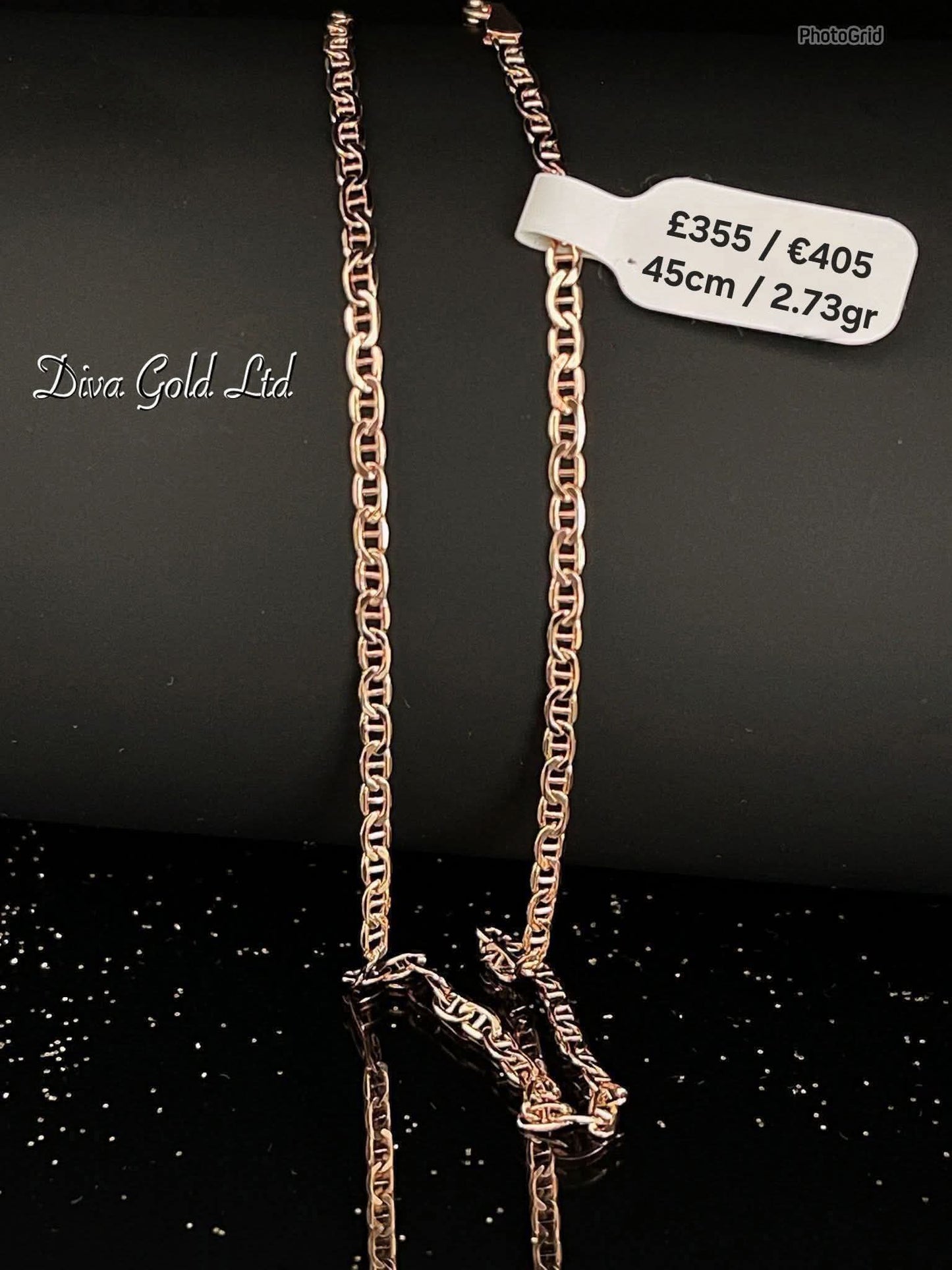 45cm Gold chain 585, 2.73gr